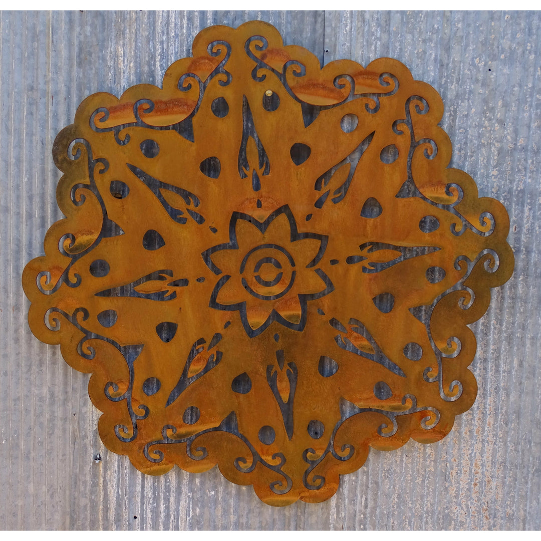 Mandala design B Metal Wall Art-Old n Dazed