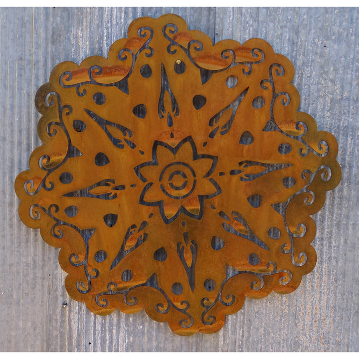 Mandala design B Metal Wall Art-Old n Dazed