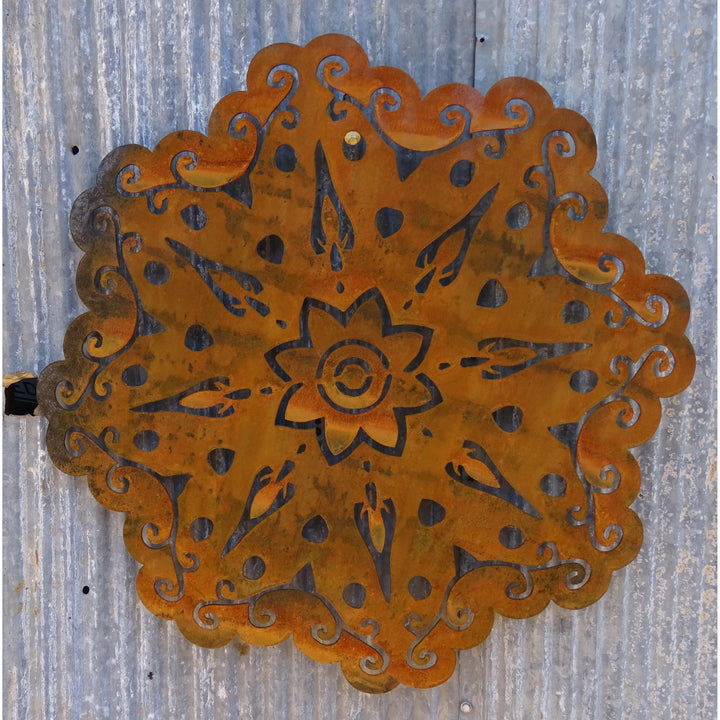 Mandala design B Metal Wall Art-Old n Dazed