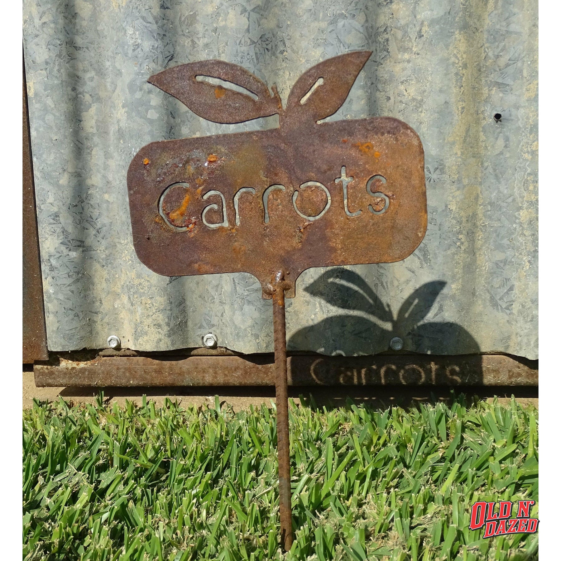 Stake Names Metal Garden Stakes | Veggie Patch Signs | Old n Dazed