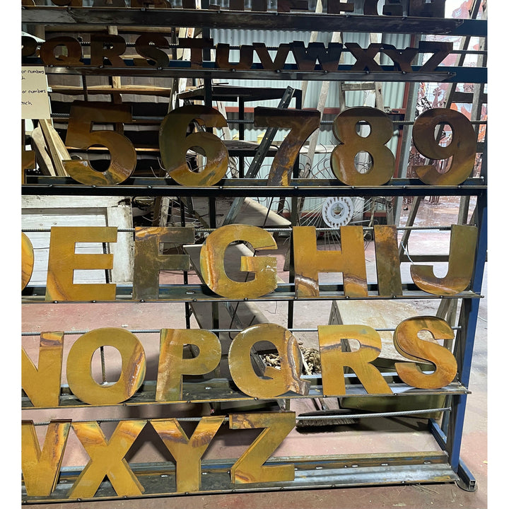 Metal Letters and Numbers (Large) House Number Name-Old n Dazed