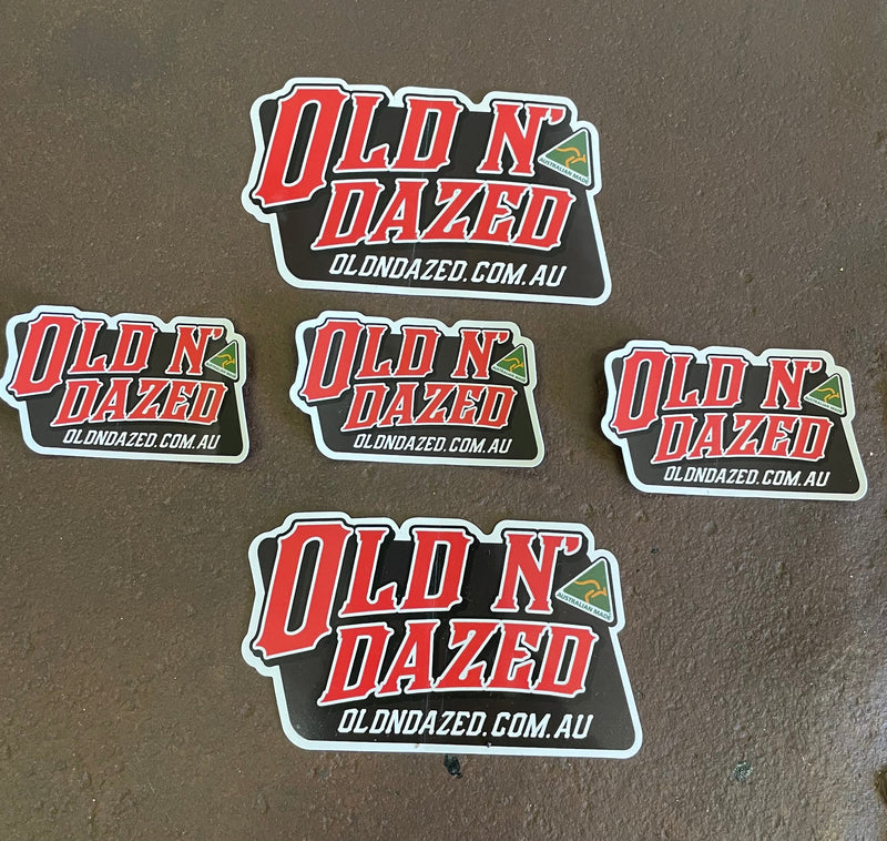 Old n Dazed Stickers - Merchandise-Old n Dazed