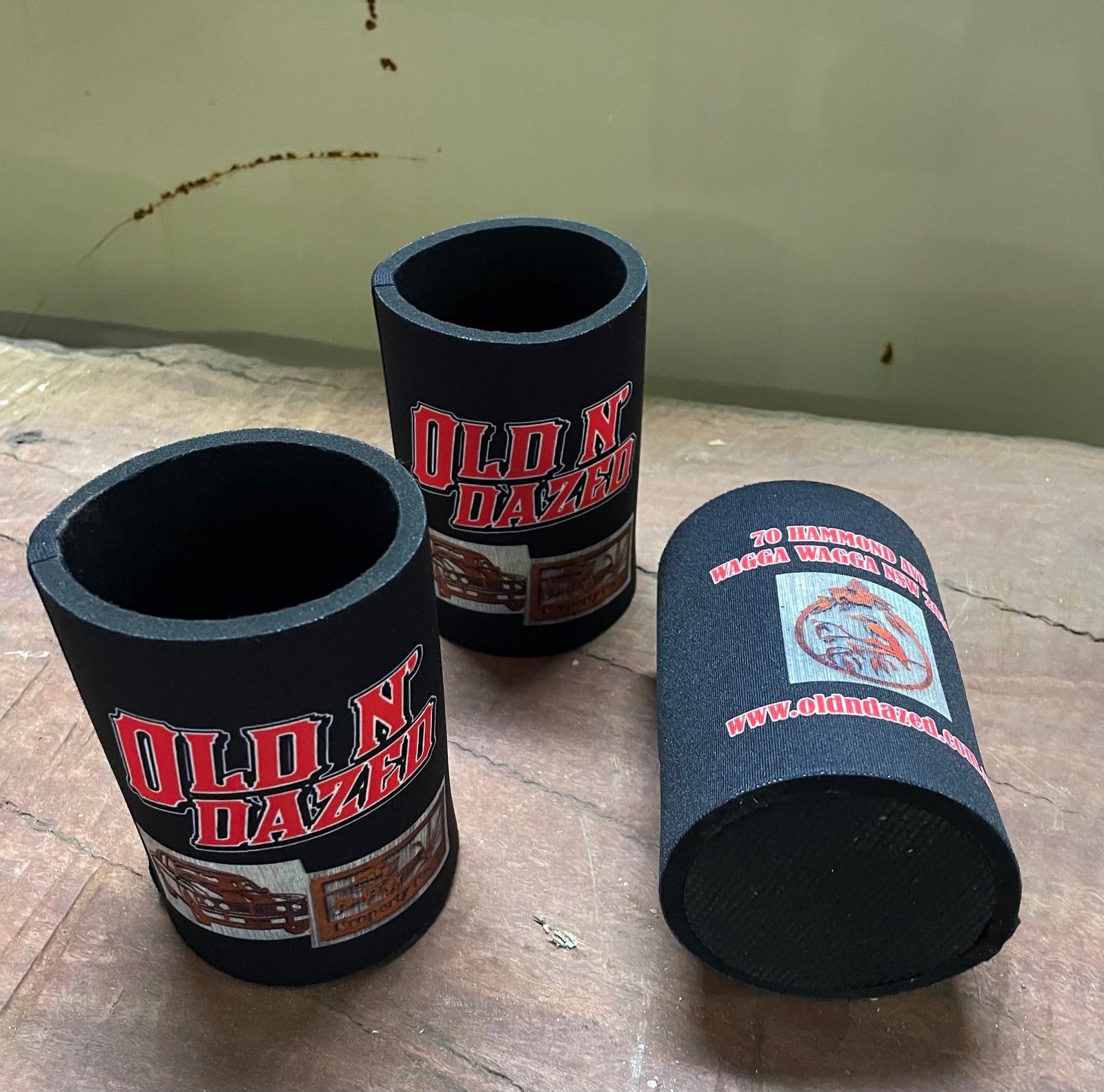 Old n Dazed Stubby Holder - Merchandise-Old n Dazed