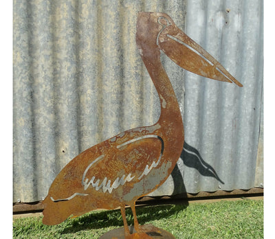 Pelican Metal Garden Art Large