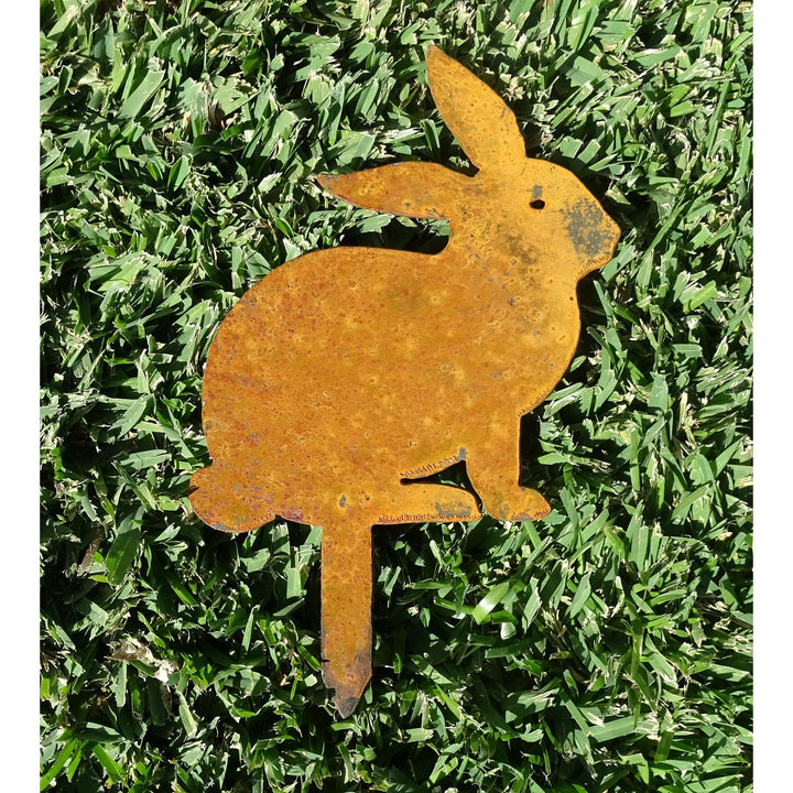 Rabbit Metal Wall Art-Old n Dazed