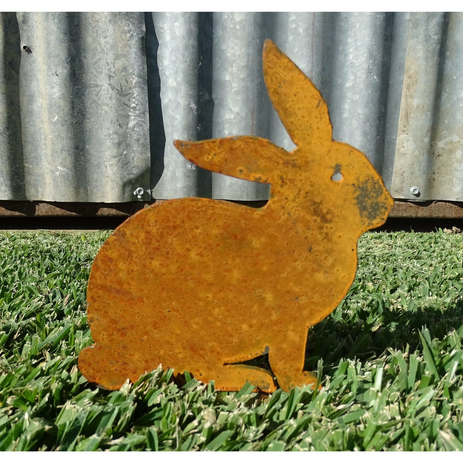 Rabbit Metal Wall Art-Old n Dazed