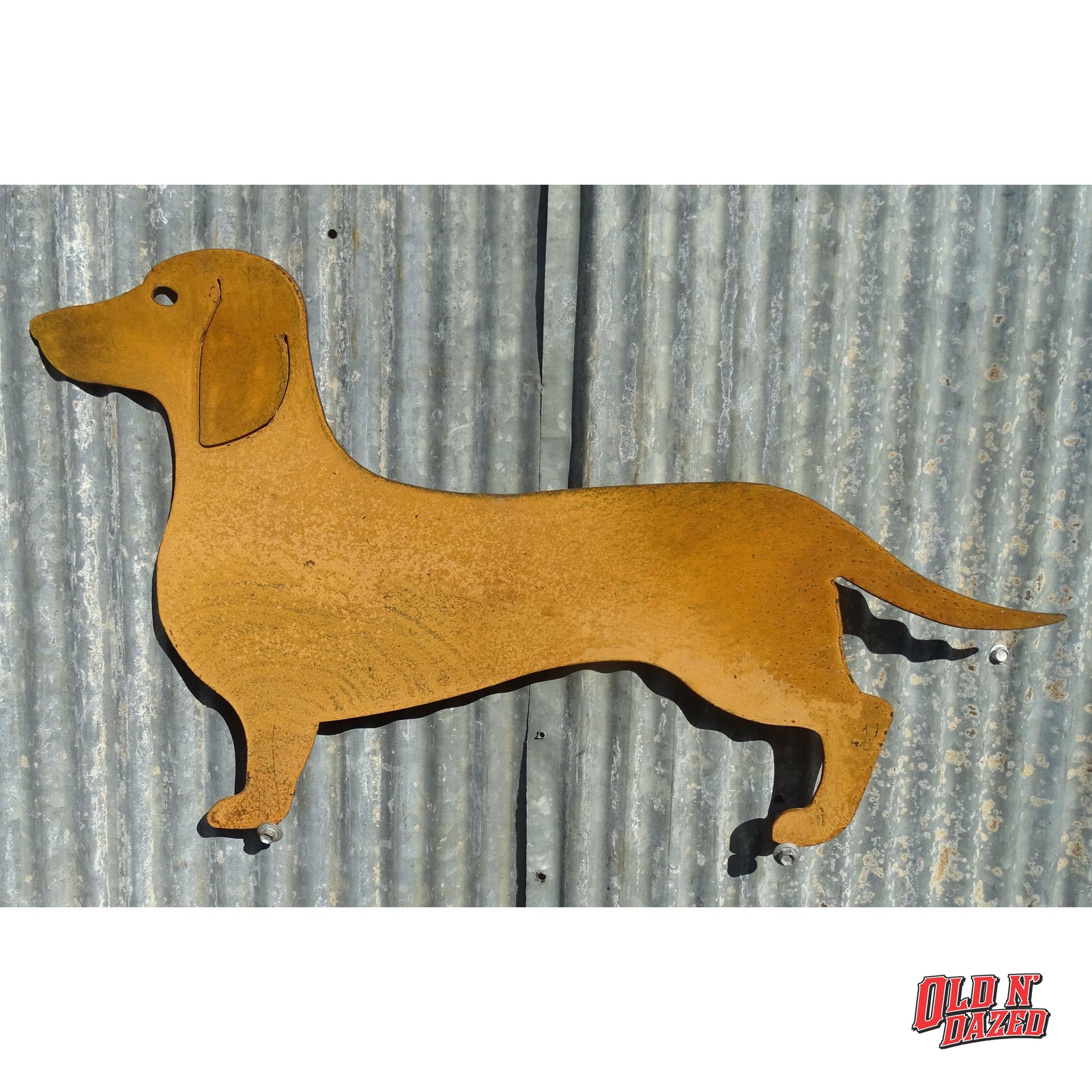 Sausage Dog Metal Wall Art