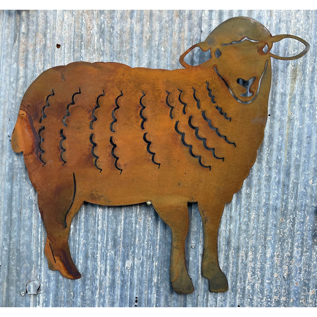 Sheep Farm Metal Wall Art-Old n Dazed
