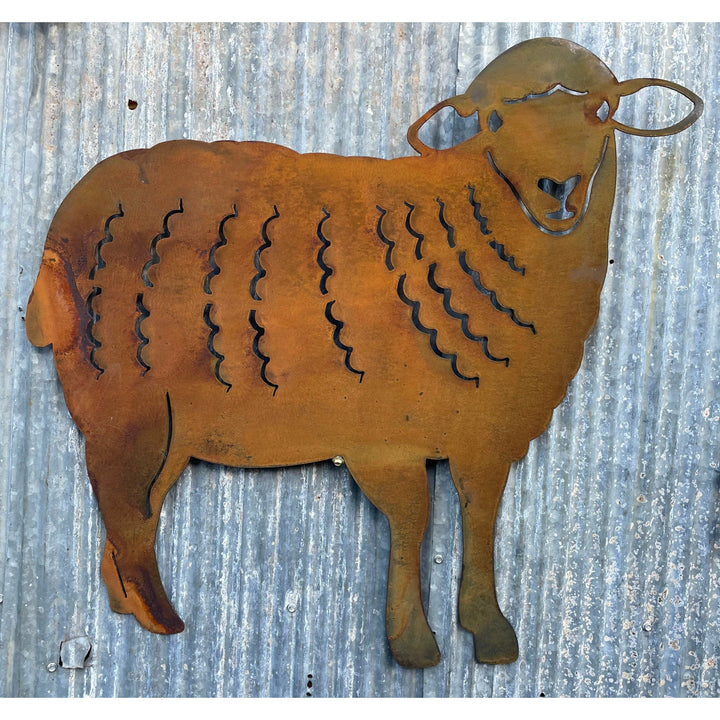 Sheep Farm Metal Wall Art-Old n Dazed