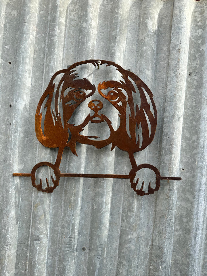 Shih Tzu - Dog Memorial Plaque - Metal Art-Old n Dazed