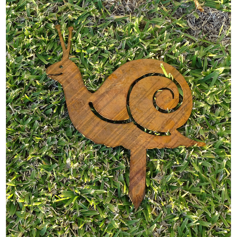 Snail Metal Garden Art-Old n Dazed