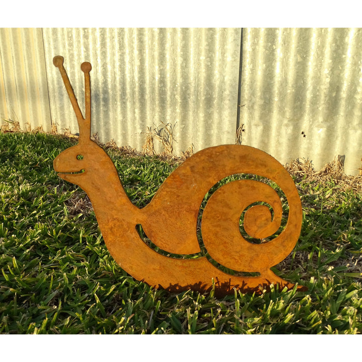 Snail Metal Garden Art-Old n Dazed