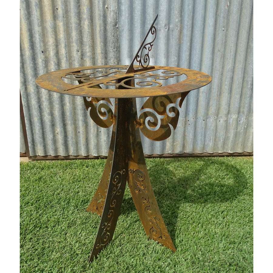 Sundial Metal Garden Art-Old n Dazed