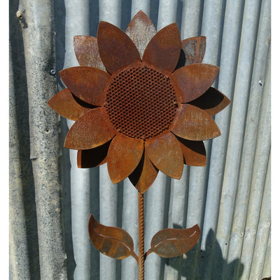 Sunflower Metal Garden Art-Old n Dazed