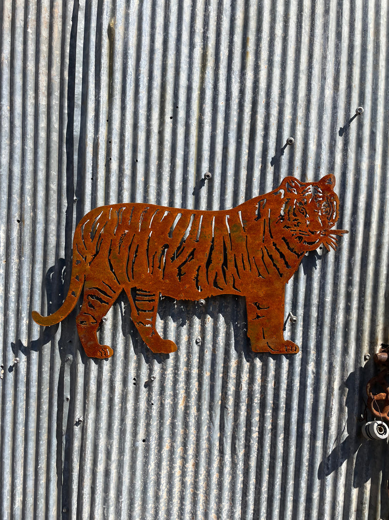 Tiger - Metal Wall Art - Garden Art-Old n Dazed
