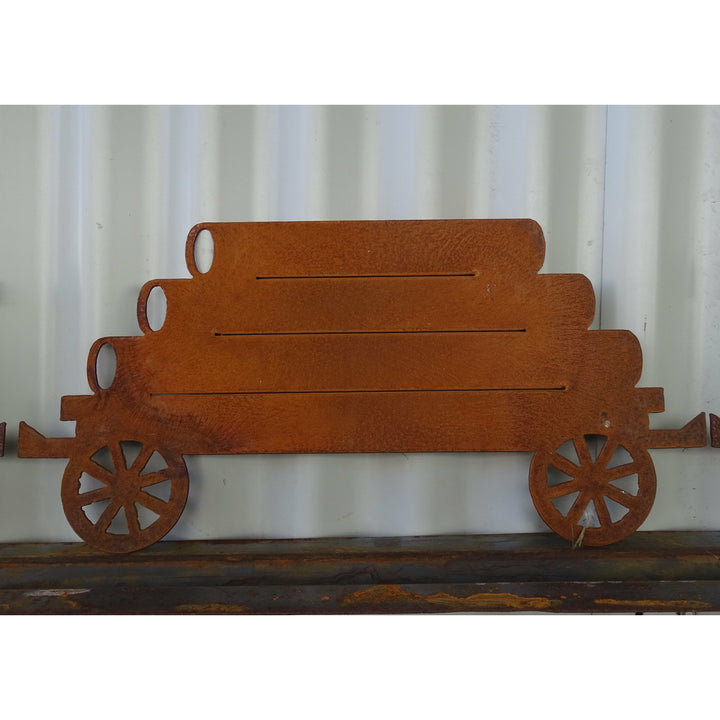 Train Set Metal Wall Art-Old n Dazed