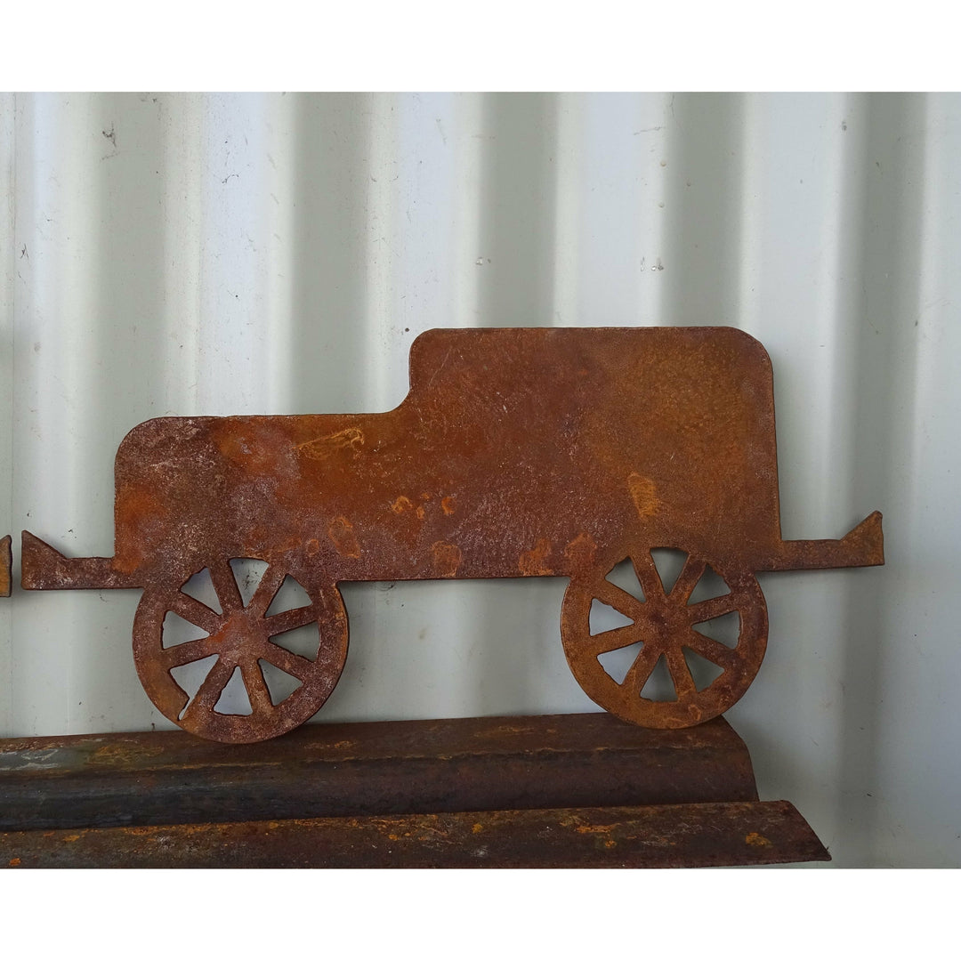 Train Set Metal Wall Art-Old n Dazed