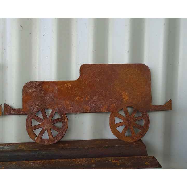 Train Set Metal Wall Art-Old n Dazed