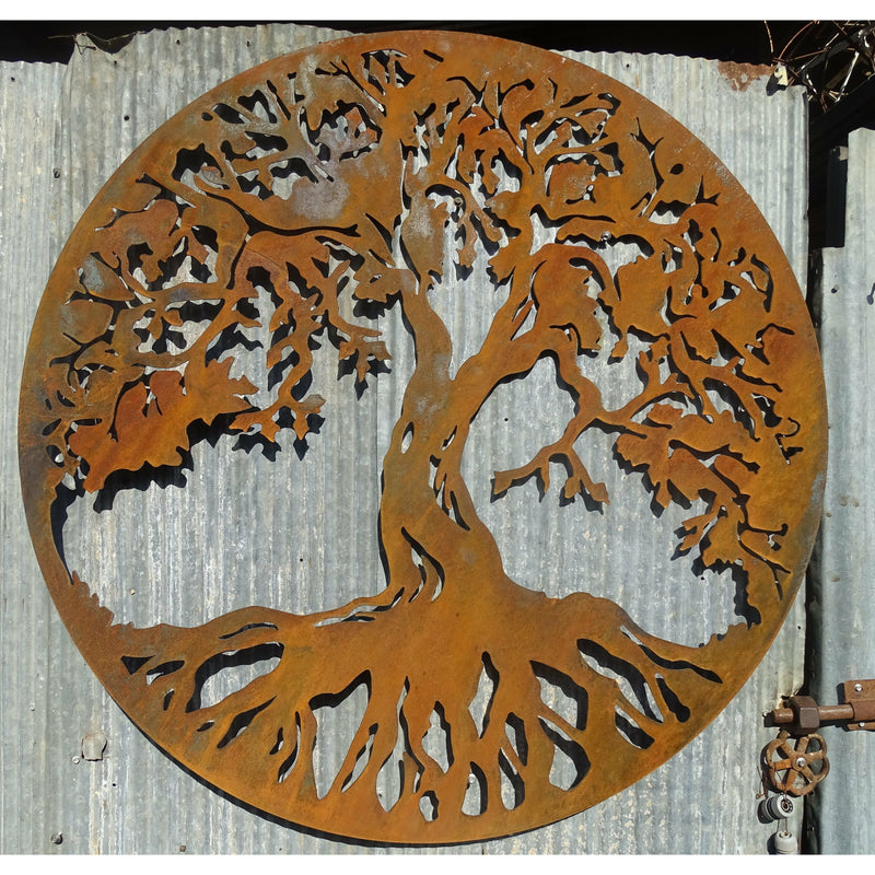 Tree of Life Metal Wall Art-Old n Dazed