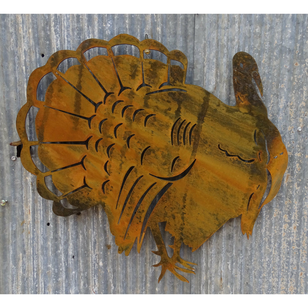 Turkey Metal Wall Art-Old n Dazed