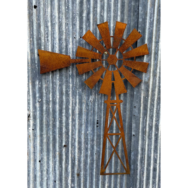 Windmill Metal Wall Art-Old n Dazed