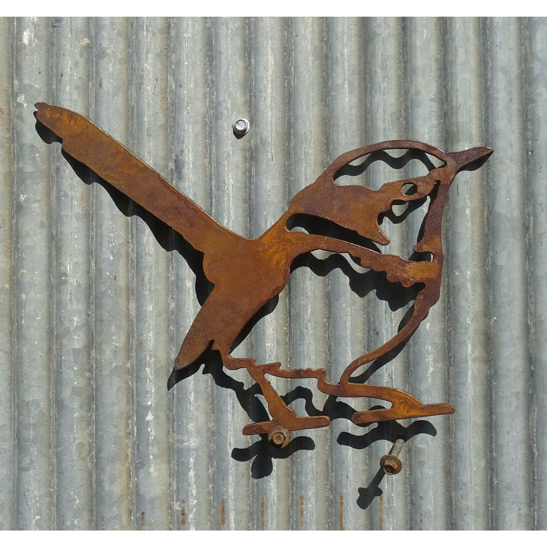 Wren Metal Wall Art-Old n Dazed