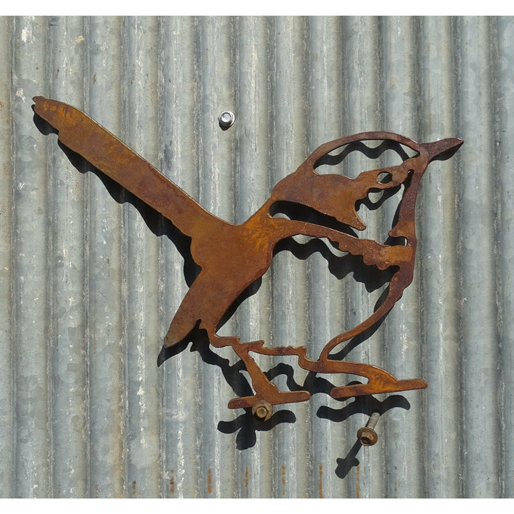 Wren Metal Wall Art-Old n Dazed