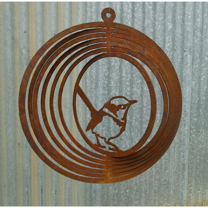 Wren Metal Wind spinner-Old n Dazed