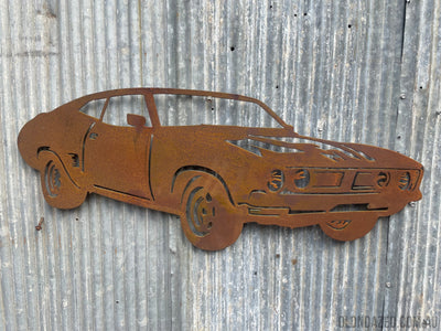 XB Ford Coupe Metal Wall Art-Old n Dazed