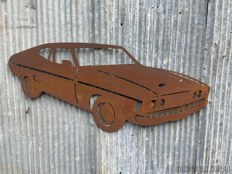 XC Ford Coupe Metal Wall Art-Old n Dazed