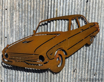 Xk Ford Car Metal Wall Art-Old n Dazed