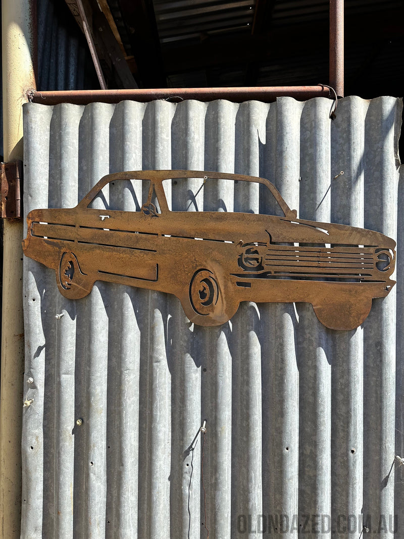 XP Ford Falcon Sedan Metal Wall Art-Old n Dazed